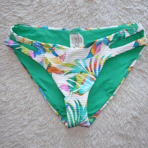 Women's Size XS Becca Isla Verde Hipster Bikini Swimsuit Bottoms, Like New